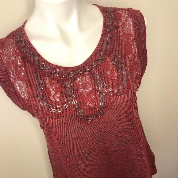 Self Esteem Embellished Tank Top XL - Picture 2 of 8